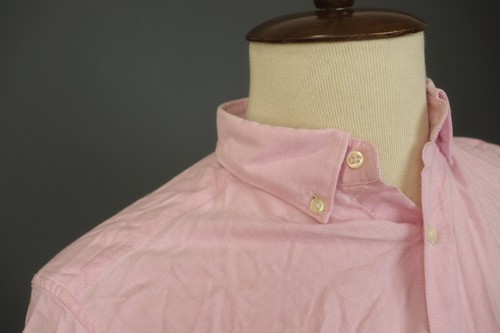 Barbour Pink Cotton Collared Short Sleeve Tailored Fit Button-Down Shirt Size S - Picture 5 of 14