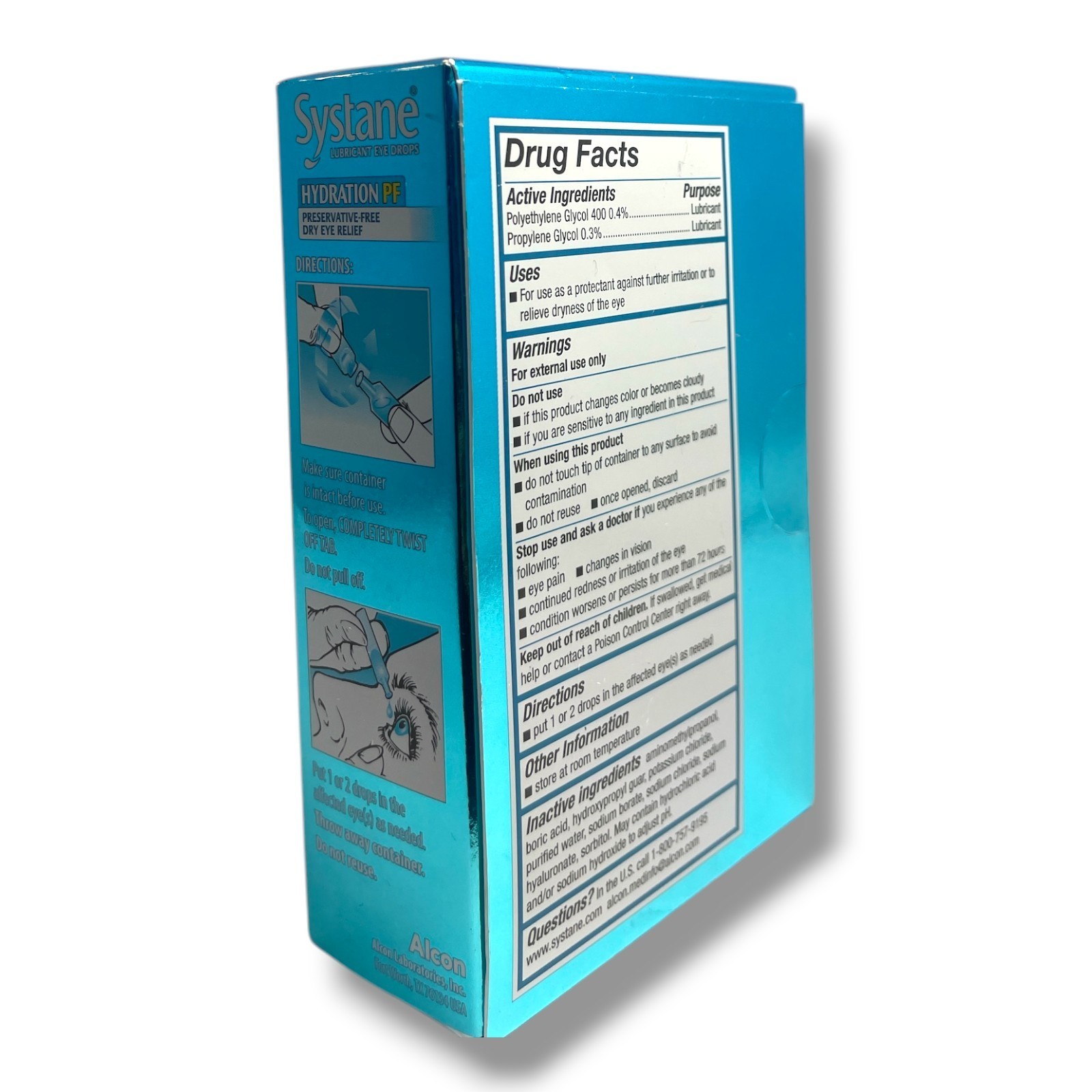 * Alcon Systane Lubricant Eye Drops Hydration PF Dry Eye Relief 30 Vials