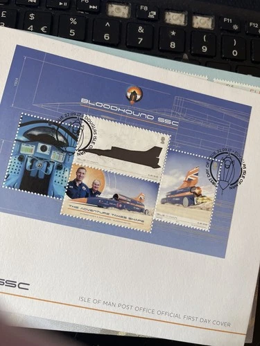 Isle of Man Stamps 2017 Bloodhound SSC First Day Cover FDC UNADDRESSED