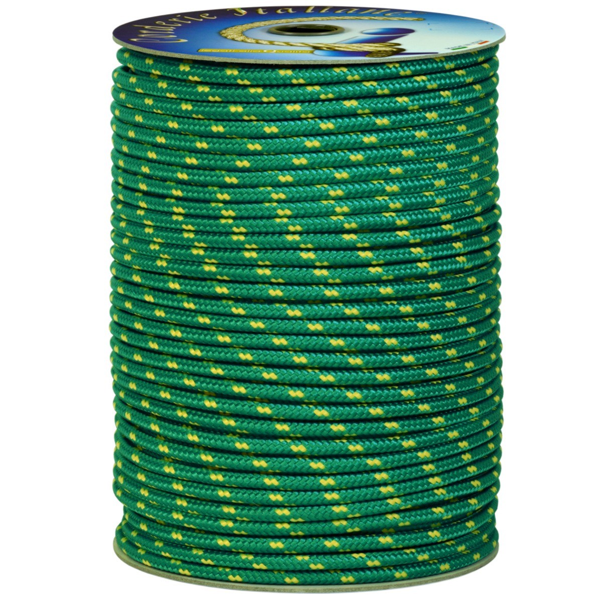 Treccia surf verde 6 mm - 100 mt