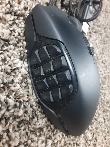 Logitech G600 MMO Gaming Mouse, RGB Backlit, 20 Buttons - For parts/Repair - 第 3/5 張圖片