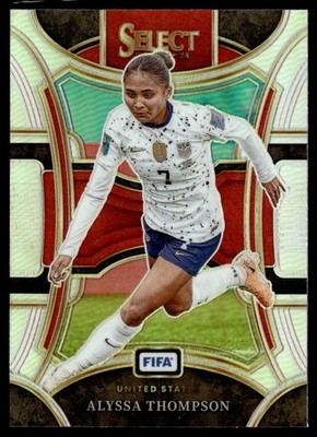 2023 Panini Select FIFA Mezzanine Silver Alyssa Thompson #170 B