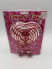 Red Heart Shaped Battery Operated Fan — photo 1