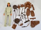 S-565 VINTAGE 1960'S MARX BEST OF THE WEST GERONIMO FIGURE & ACCESSORIES