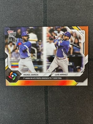 Maikel Garcia Luis Arraez 2026 World Baseball Classic Topps NOW 39
