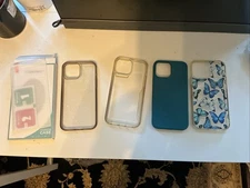 Lot Of 4 iPhone 13 Pro Max Cases Plus Screen Protector