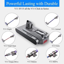 25.2V 8.0Ah Click-in Battery For Dyson V11 Outsize Vacuum SV15 SV16 970343-04