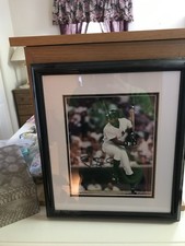 Autographed Daryl Strawberry In yankee Uniform Framed