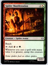 Spider Manifestation 148 Common Marvel's Spider-Man Magic: The Gathering NM