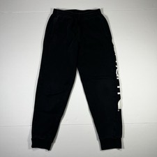 Carhartt Youth Sweatpants Black Logo Joggers Size 7 Fleece BN8430-B