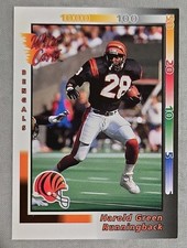 Wild Card Harold Green Bengals Henderson Patriots Klingler 3-Card Lot 1992 NFL