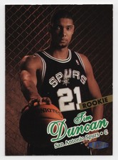 Baloncesto Fleer Ultra 1997-98 Tim Duncan #131 novato-San Antonio Spurs