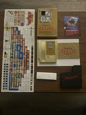 The Legend of Zelda (Nintendo NES) CIB. Early 5-Screw,Cart Map Inserts