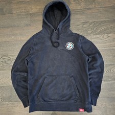The North Face Navy Hoodie with Emblem