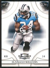 2008 Donruss Threads #112 DeAngelo Williams Carolina Panthers 35776