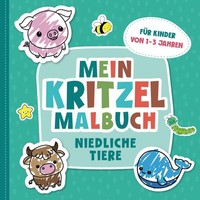 Kritzelmalbuch Tiere FüR Kinder 1-3 Jahre, Malbuch FüR Kleinkinder