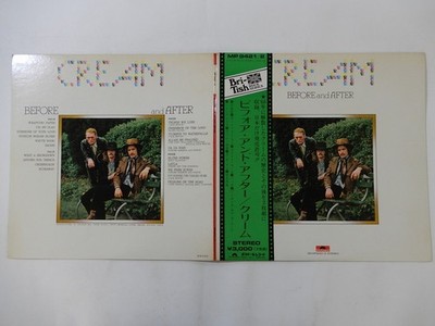 Cream Before And After Polydor MP 9421,2 Japan  VINYL LP OBI