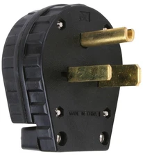 Legrand 3869CC6 30/50 Amp 250V 2 Pole 3 Wire Angle Plug NEMA 6 30P and 6 50P ...