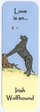 IRISH WOLFHOUND DOG BOOKMARK SAME IMAGE BOTH SIDES GREAT GIFT