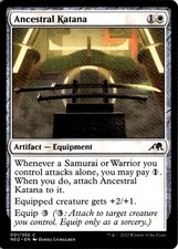 Ancestral Katana C Kamigawa: Neon Dynasty 1 NM - LP