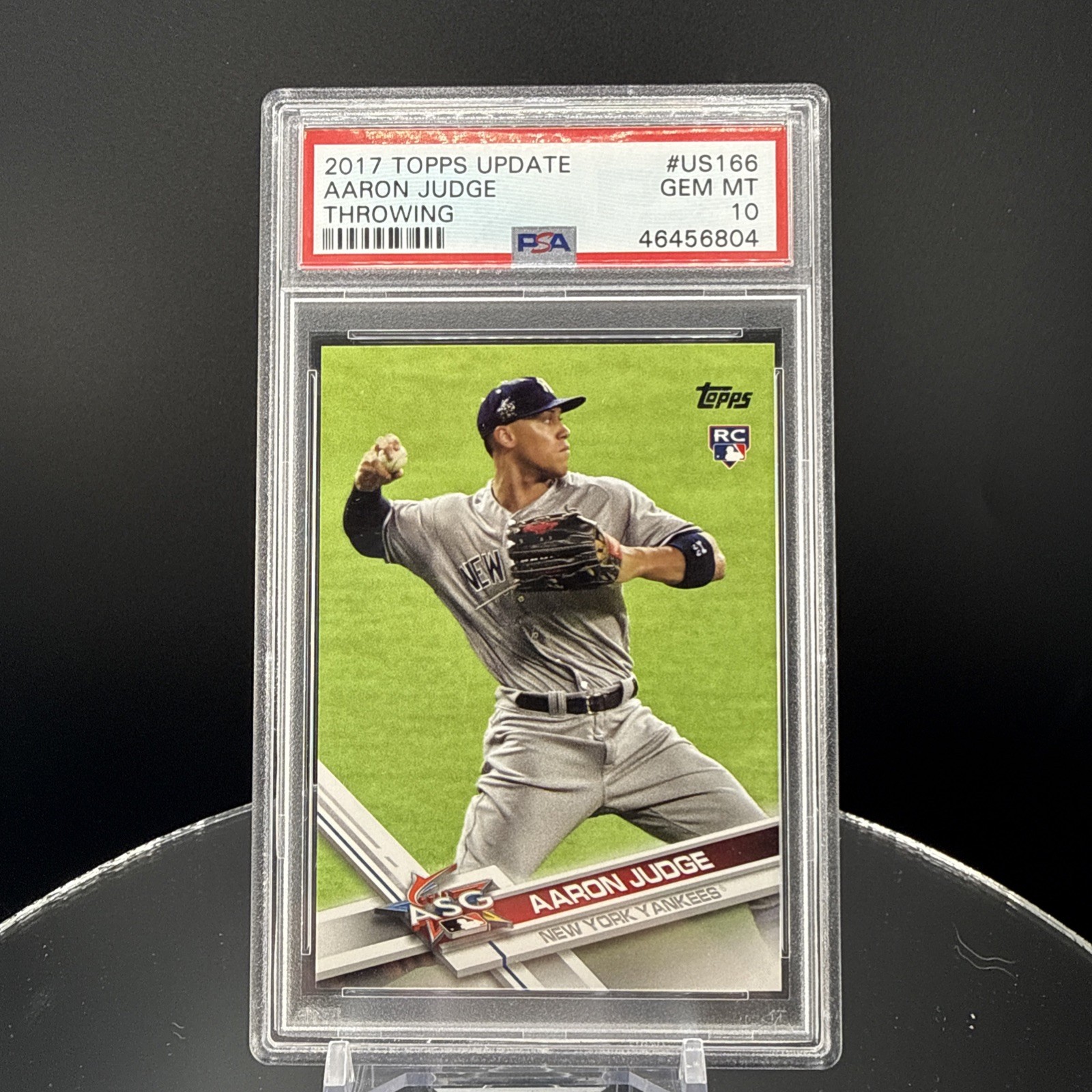 2017 Topps Chrome Update Aaron Judge RC Rookie PSA 10 GEM MINT
