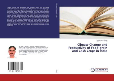 Climate Change and Productivity of Food-grain and Cash Crops in India Singh Buch