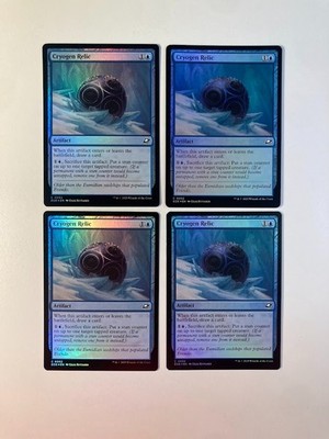 MTG-Cryogen Relic-Eng-Near Mint-Foil-Play Set-Edge of Eternities-Schneller Versand