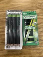 Ticonderoga 2 Black Pencils 10 Ct: 6 packs, 12Ct: 2 packs. Set of 84