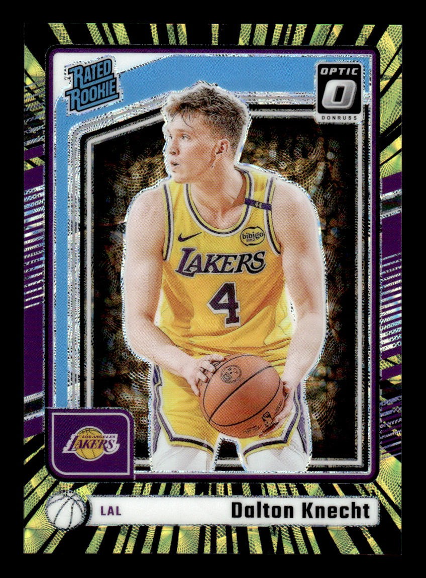 2024-25 Donruss Optic Dalton Knecht RC /75 Electricity International #256 Lakers