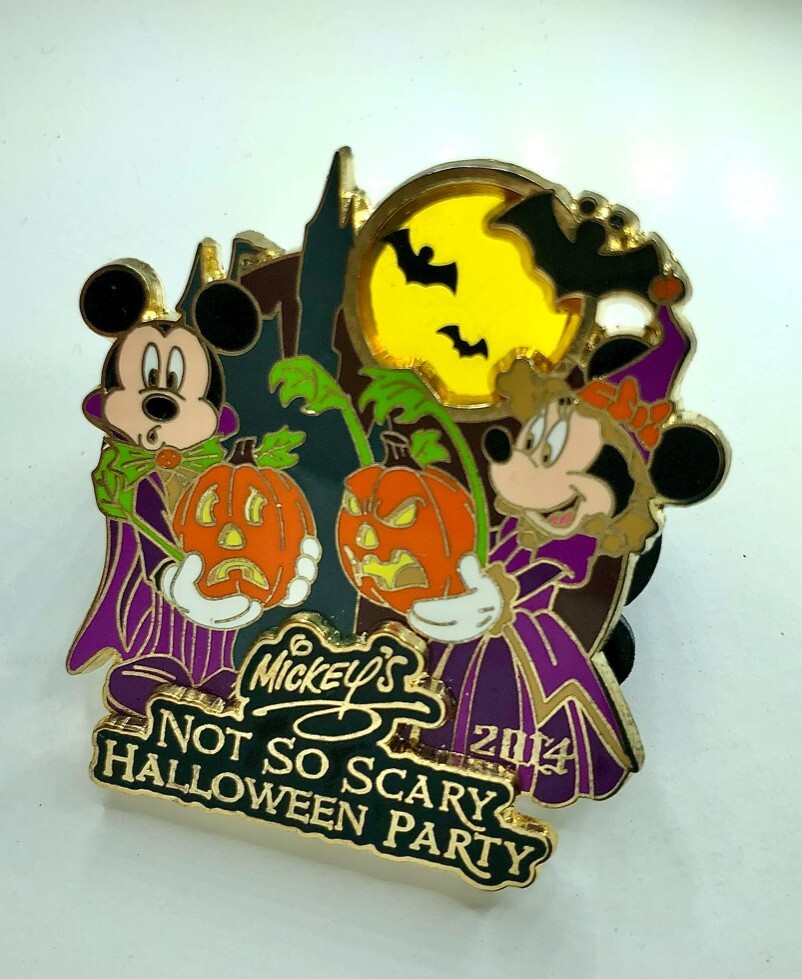 Disney 2014 NOT SO SCARY HALLOWEEN PARTY Mickey & Minnie Production Proof Pin