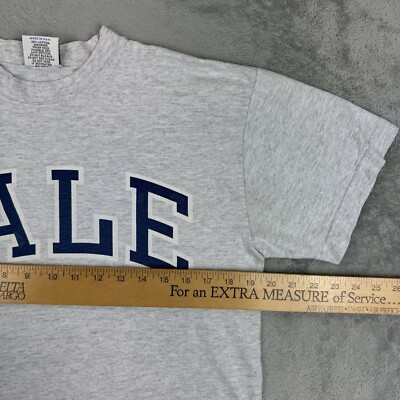 Vintage YALE University Oversized Heather Grey Short Sleeve