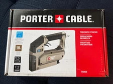 PORTER-CABLE Pneumatic 18 Ga. 3/8 Crown Stapler  Brad Nailer TS056 BRAND NEW $75