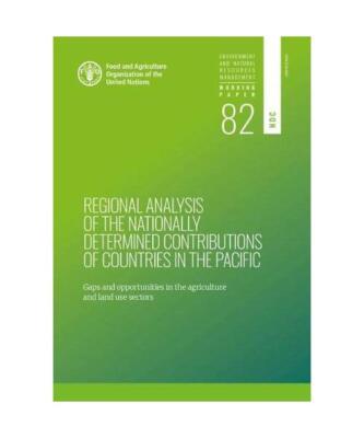 Regional analysis of the nationally determined contributions in the Pacific: gap