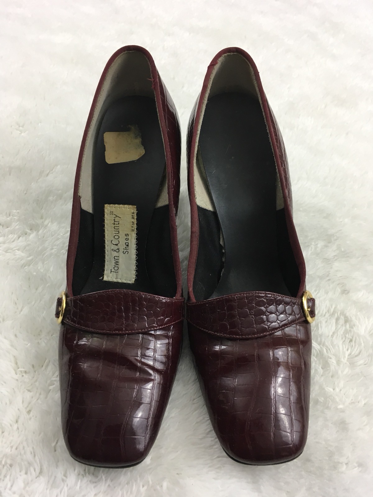 Vintage Red Lizard Embossed Patent Patent Patent Heels Pumps Size 7 B Womens shoes eaf0e5 Vintage Red Lizard Embossed Patent Patent Patent Heels Pumps Size 7 B Womens shoes eaf0e5