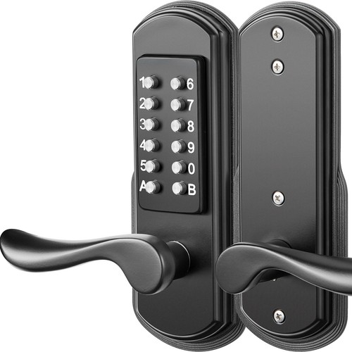 Mechanical Smart Deadbolt Door Lock Keyless Entry Door Security Code keyPad USA - Picture 2 of 22