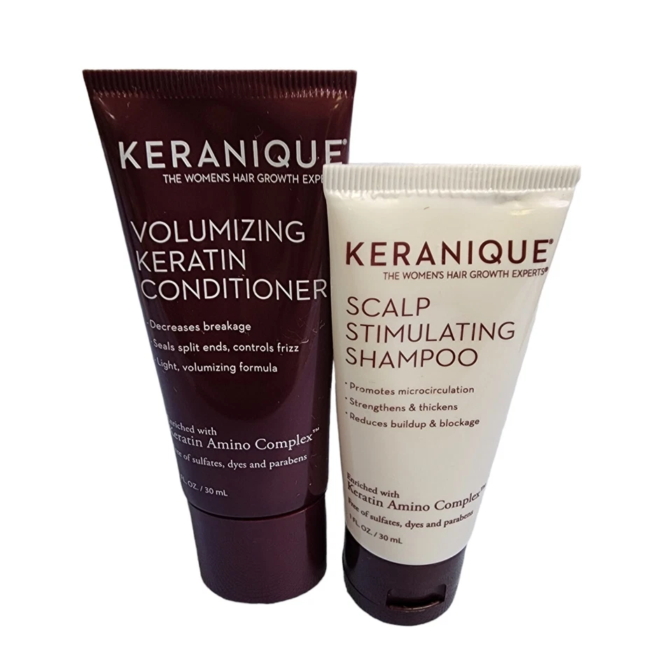 Lote Champú y Acondicionador Keranique, Spray Tratamiento Lifting y Reparador, Mousse NUEVO Foto 4 de 4