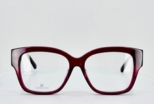 SWAROVSKI SK 5390 066 Burgundy Womens Square Full Rim Eyeglasses 54-15-140 B:47