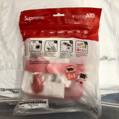 Supreme - Supreme LuminAID® Packlite Nova USB &quot;Red Supreme LuminAID Packlite Nova USB Red – Sneakers & Such