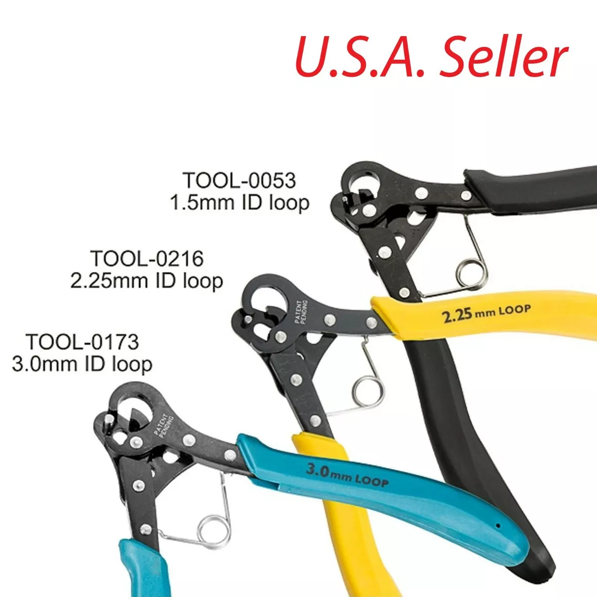 The Beadsmith 1-Step Looper Pliers, 3mm, 24-18g Craft Wire, Assorted Sizes