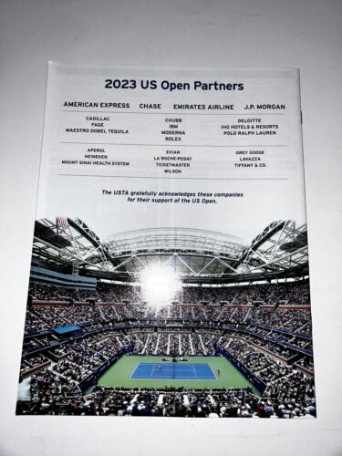 Aryna Sabalenka & Coco Gauff Finals Match US OPEN Daily Program 9/9/2023 - Picture 2 of 3