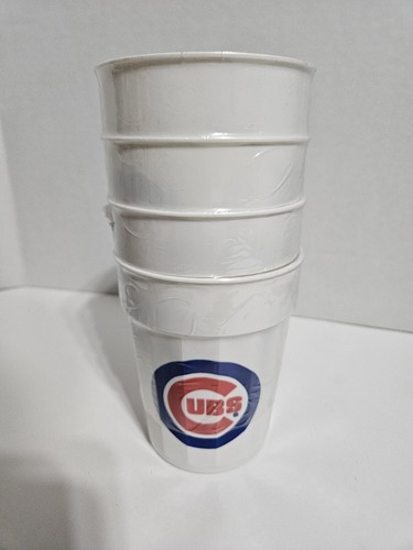 NEW 1993 Heileman’s Old Style Chicago Cubs Cup Set Of 4 - Picture 5 of 5