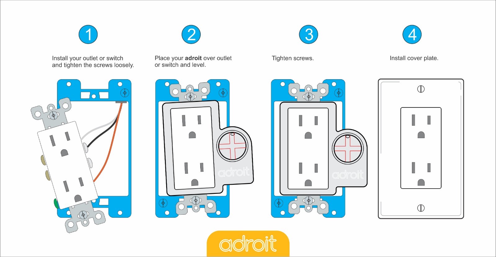 Outlet Level Electrical outlet and switch level - adroit | eBay