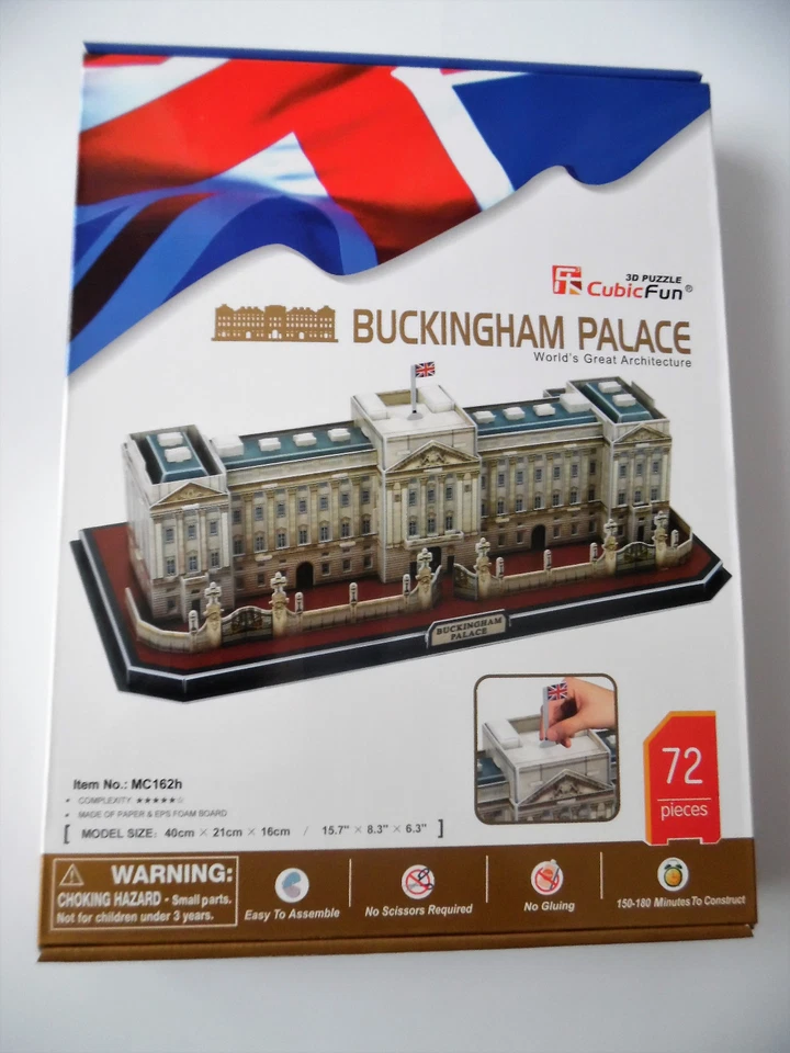 3D Puzzle Buckingham Palace / 2.Wahl / B-Ware Palast London England Cubic Fun