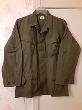 Original US OD Vietnam Ripstop Poplin Jungle Jacket X Small Short Dtd. 1970