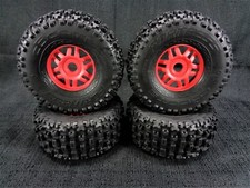 New v2 Arrma Mojave 6s BLX dBoots Fortress Tires and Red 17mm Wheels