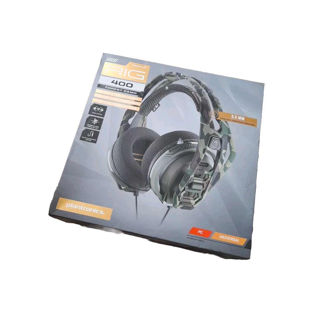 Gear Up Plantronics Rig 400 Pro Headset Dolby Atmos Plt Rig 400