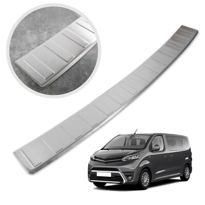 for TOYOTA PROACE 2016-2022 VAN REAR PROTECTION BRUSHED BUMPER