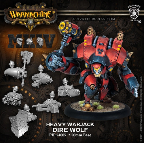 Военная машина Khador Winter Korps Dire Wolf H Warjack PIP24005 Privateer Press