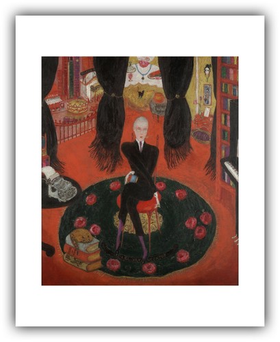 Florine Stettheimer : "Carl Van Vechten" (1922) — Giclee Fine Art Print - Picture 7 of 7