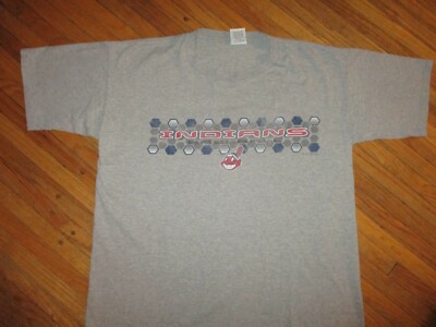 vtg 90s 00s CLEVELAND INDIANS BANNED CHIEF WAHOO LOGO T SHIRT Defunct Tribe XL